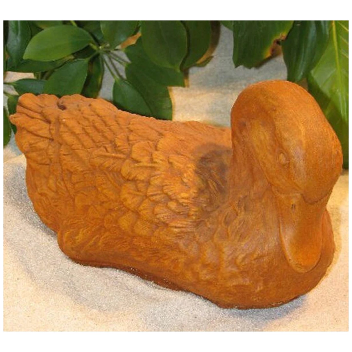 Modern owl sculpture by François Pompon, cast in designer resin with a sleek bronze finish. Weather-safe and artfully minimal—perfect for garden or gallery display.