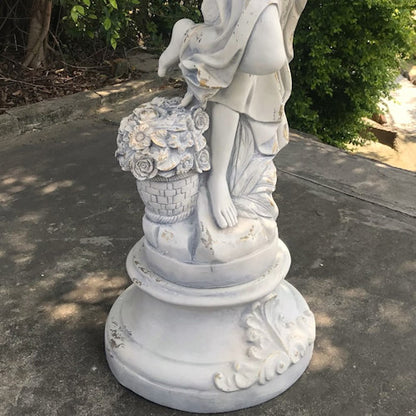 Renaissance Angel Garden Life-Size Statue 63" H