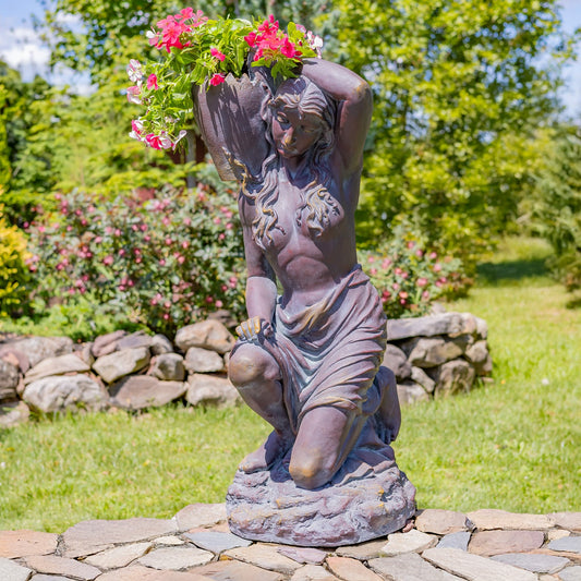 Rebecca Roman Maiden with Urn on shoulder Garden Sculpture life size