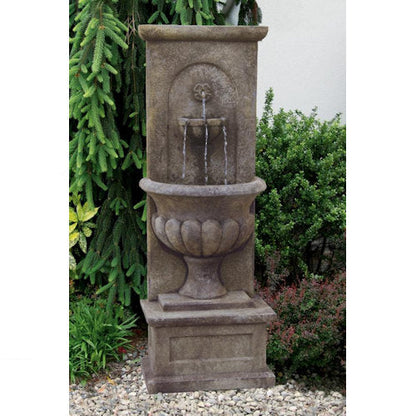 Roman Urn Wall Fountain with LED Light 66" High