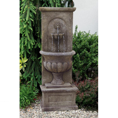 Roman Urn Wall Fountain with LED Light 66" High