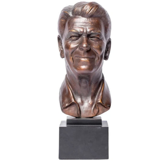 Ronald Reagan Portrait Bust Statue President American
