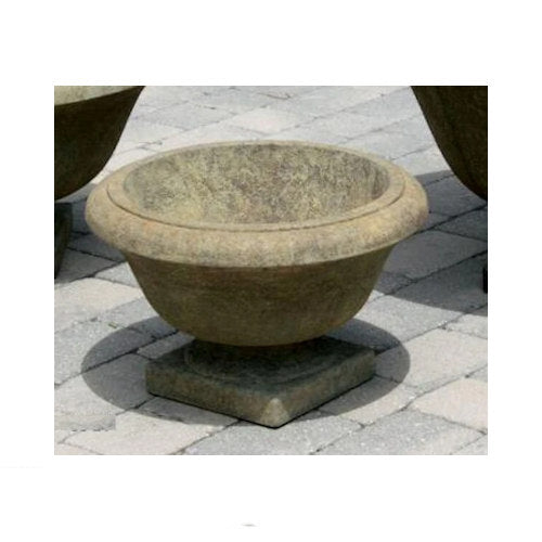 Round Chesire Urn 21" Cement Garden Planter