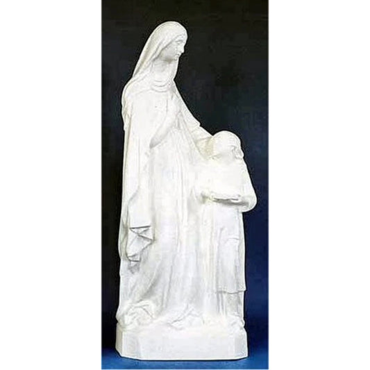 Saint Anne & Child White 24" High