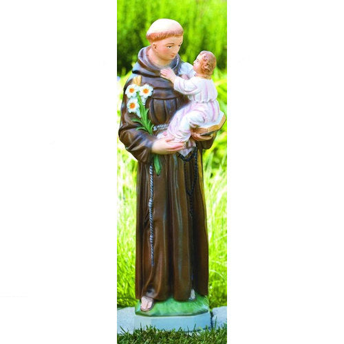 Saint Anthony With Child Sculpture 26" High