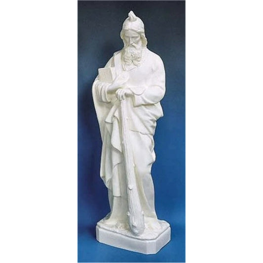 Saint Jude White Statue 24" High