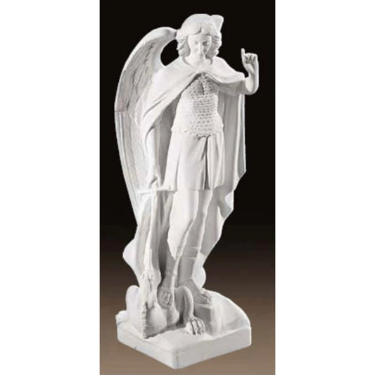 Saint Michael Marble Sculpture 16" High