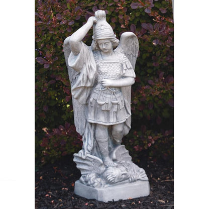 Saint Michael Archangel Statue Stone Statuary Cement Sculpture