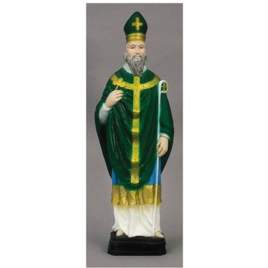 Patron Saint Patrick Color Garden Statue of Ireland