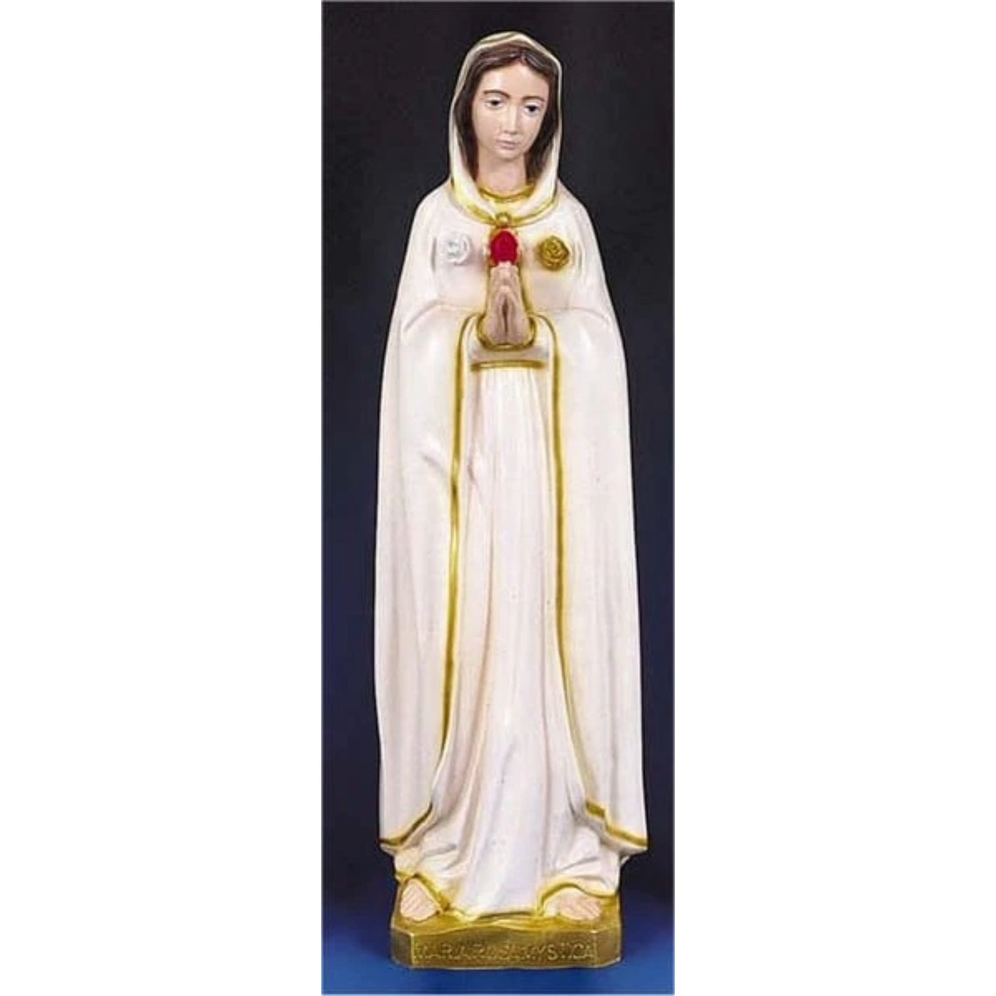 Saint Rosa Mystica Garden Statue Colored
