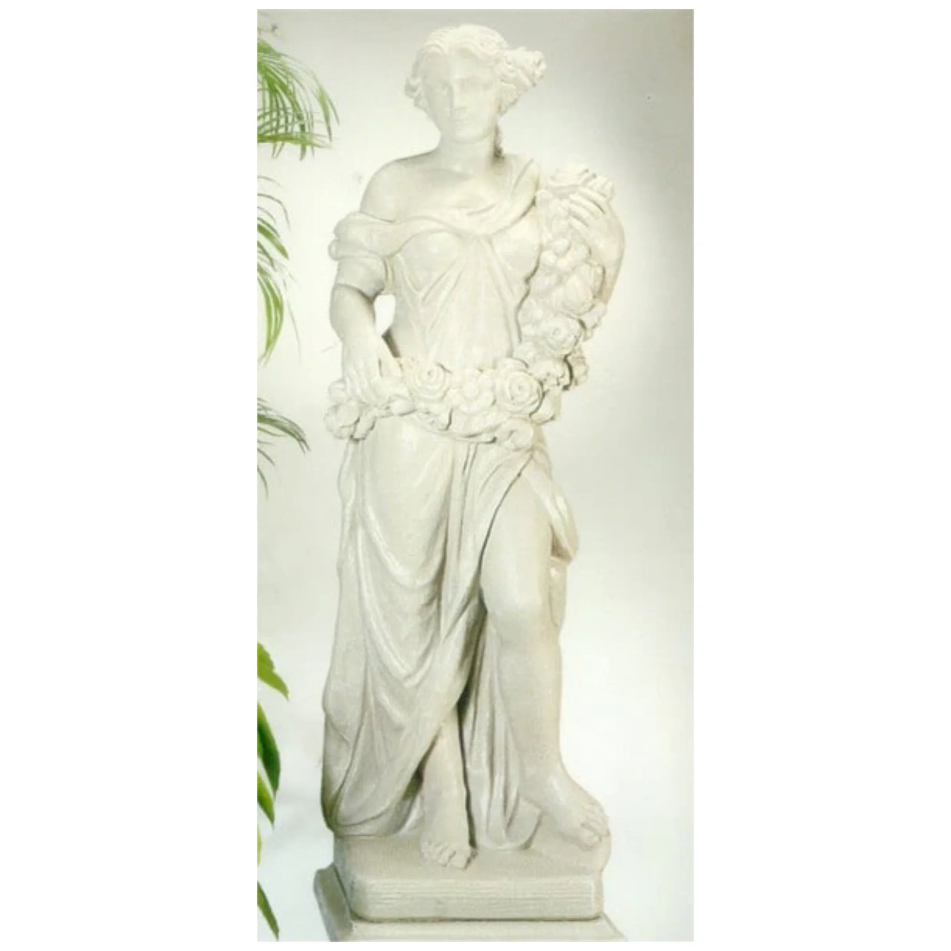 European estate style Spring Goddess garden statue