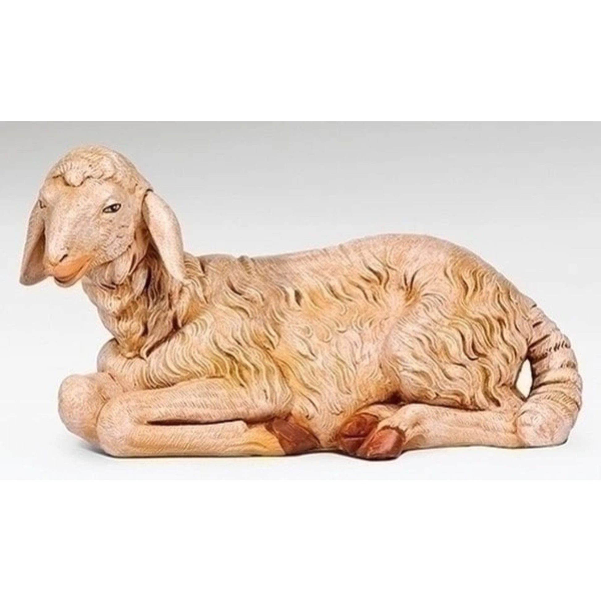Seated Sheep For A 27" High Nativity Set