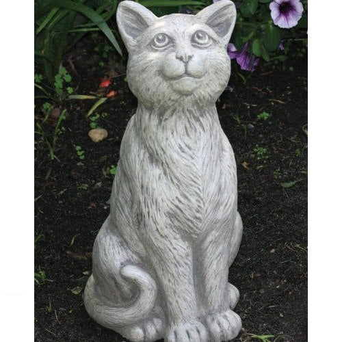 Sitting Cat Cement Garden Statuary