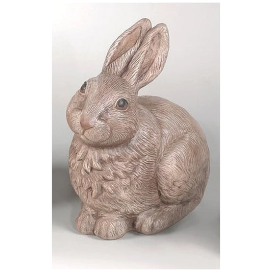 Sitting Rabbit Statue 12.5" High Colored