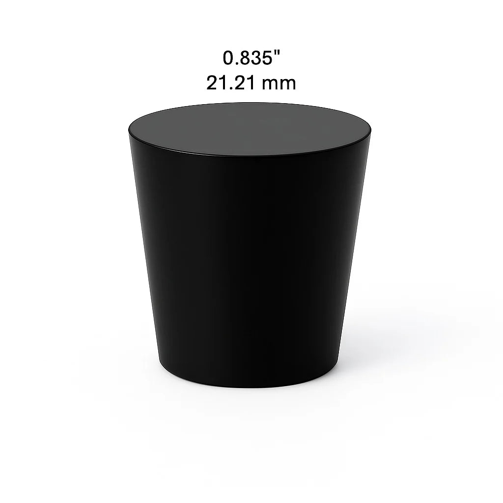 Massarelli no-hole rubber plug for fountain or birdbath drain