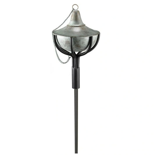 Smooth Blue Verde Torch - 60" High