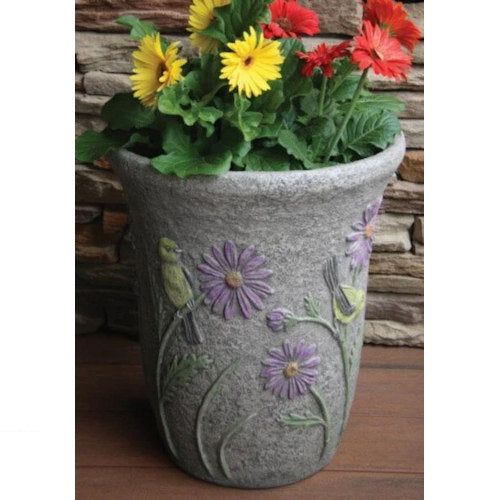 Songbird Cement Garden Planter