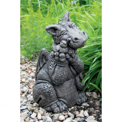 Spring Fever Dragon Coddling Bird Garden Sculpture