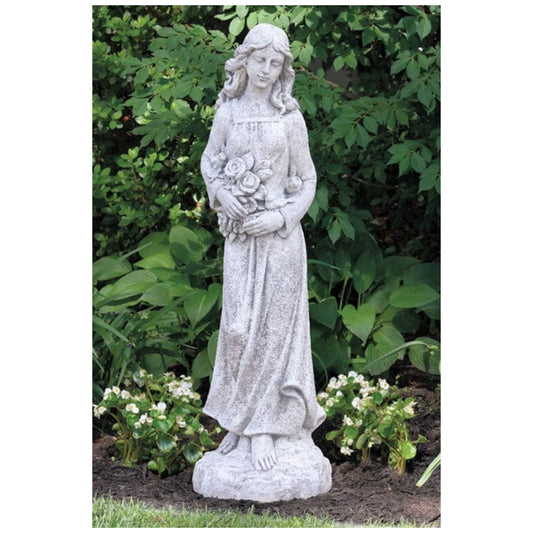 Springtime Flower Girl Memorial Sculpture