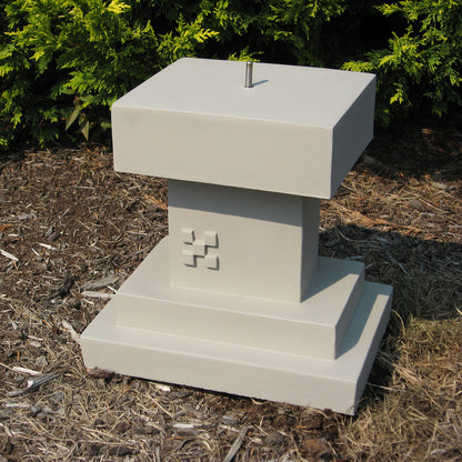 Close up of Base Sprite Pedestal for license by the Frank Lloyd Wright Foundation