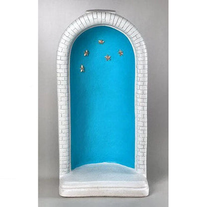 Grotto Round for Garden Religious Statues and Sculpture arched niche made of cast stone
