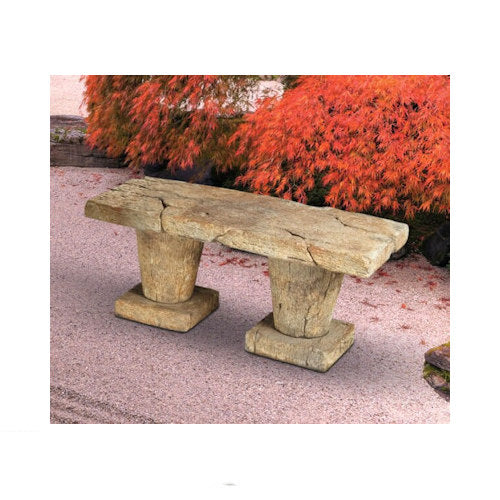 Ancient Ruins Bench Stone Edge Pillars Legs Seating Unique Aged