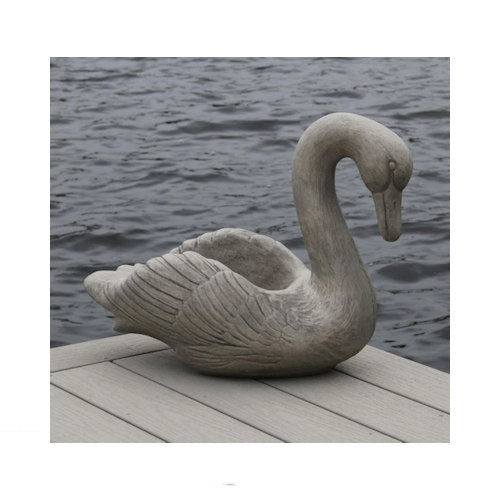 Swan Planter Large Garden Sculpture 18" High