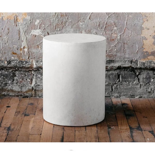 Drum Table Cylinder Minimalist Design cylindrical cocktail end-table