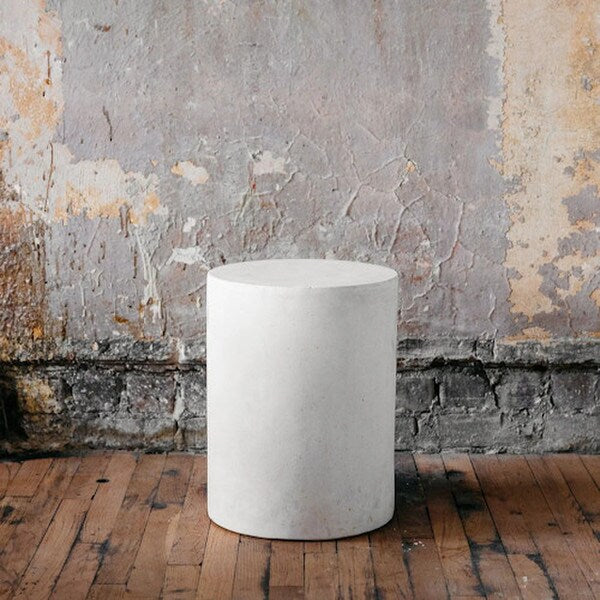 Shape Drum Table Cylinder Minimalist Design cylindrical cocktail Sleek
