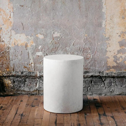 Shape Drum Table Cylinder Minimalist Design cylindrical cocktail Sleek