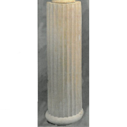 Round Fluted Pedestal for displaying statues busts plaster pillars columns