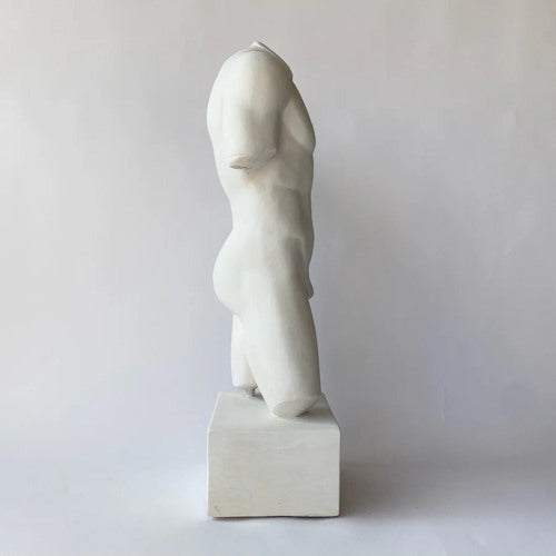 Torso male nude of Antiquity Greek and Roman Plaster Gladiator Sculpture