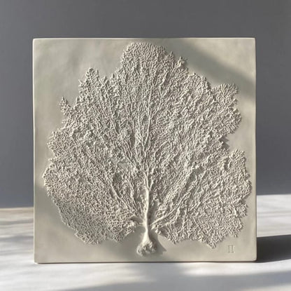 Sea Fan II Wall Plaque Plaster cast right from the plant gorgonian statue