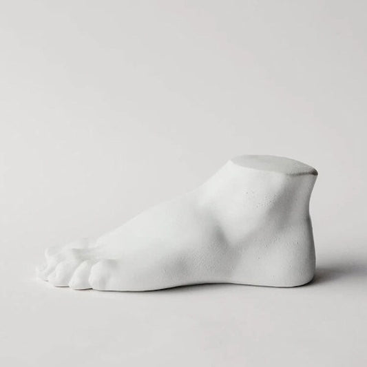 Foot for drawing study casting plaster tool for teaching aid for artist