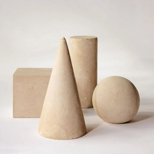 Geometrical Shapes Set Drawing Casting Artist Teaching Aid Study