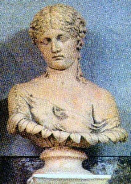 Antonia Bust Replica at the British Museum Plaster Castings statue