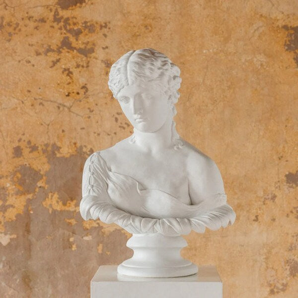 Clytie Antonia Bust Replica at the British Museum Sculpture Flower
