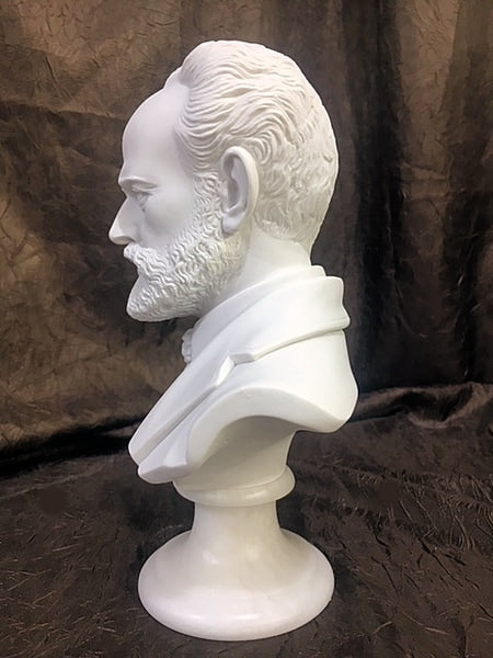 Tchaikovsky Peter Ilyich Marble Bust Side Portrait Sculptural Statue