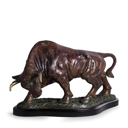 The Bull Sculpture Bronze High-End Artwork Bull Fighter Décor Wall Street
