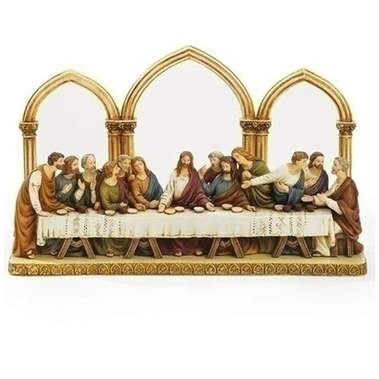The Divine Gathering Last Supper in Arches architectural elegance statue