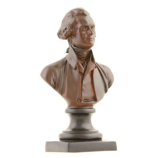 Presidential Statues - Thomas Jefferson Bust Bronze portrait