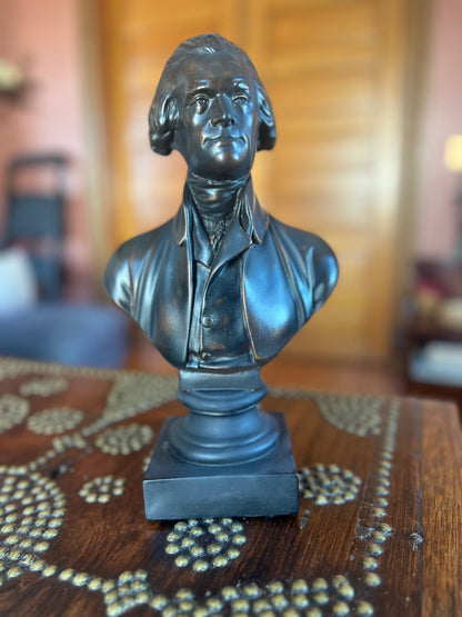 Founding Father Thomas Jefferson sculptural bust by Houdon Museum Replica