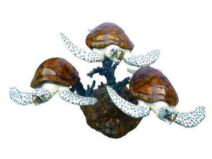 three turtle water fountain special coloring each spouts water from mouths of turtles