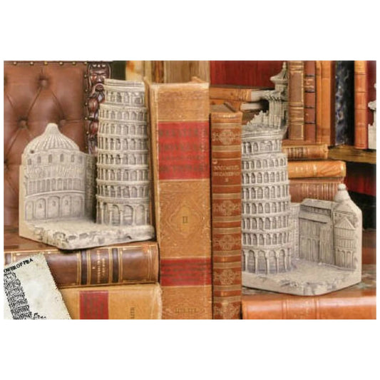 Tower Of Pisa Bookends Pair