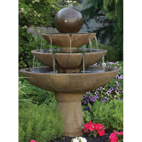 Tranquility Sphere Spill Fountain 55" H