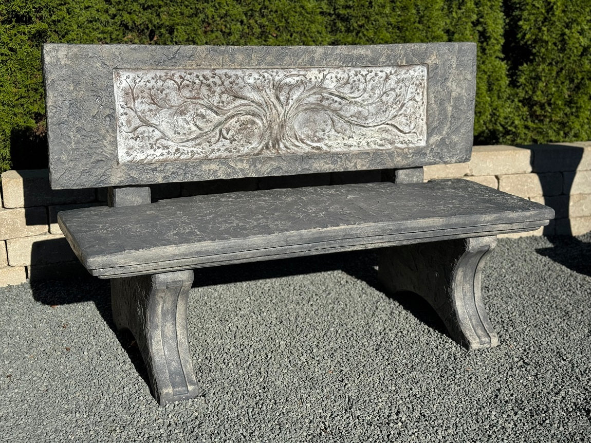 Grand Oak Bench is a perfect focal point and seating area for your landscape