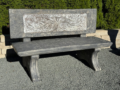 Grand Oak Bench is a perfect focal point and seating area for your landscape