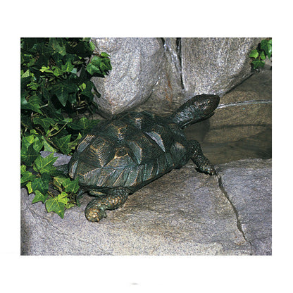 Turtle Medium Piped Water Feature Piped Statue