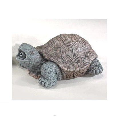 Turtle Plumbed Spouting Garden Statue 10.5" Long