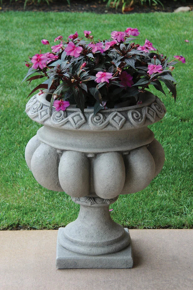 Tuscan Scroll Medici Garden Urn Planter 24.5 inches high